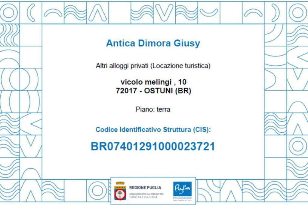 Antica Dimora Giusy Villa Ostuni Ngoại thất bức ảnh